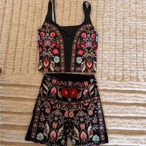 Yoga Democracy Om Tank and Shorts